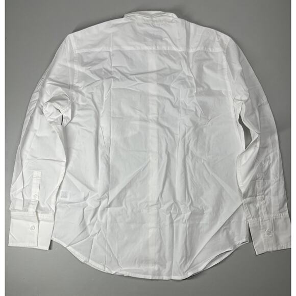 J Crew Garçon Classic Shirt in Cotton Poplin Womens 4 White Button Up Office - Picture 2 of 11